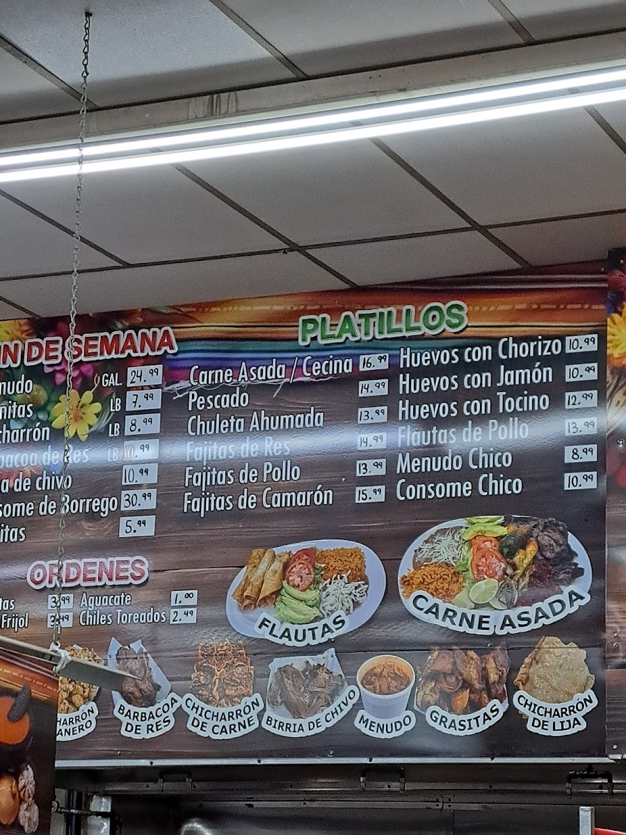 Guanajuato Rockford Menu - Image 3