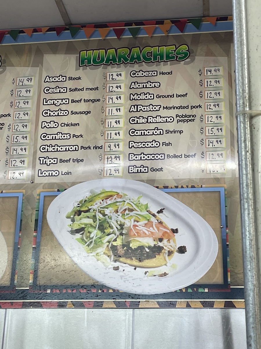 Guanajuato Rockford Menu - Image 4